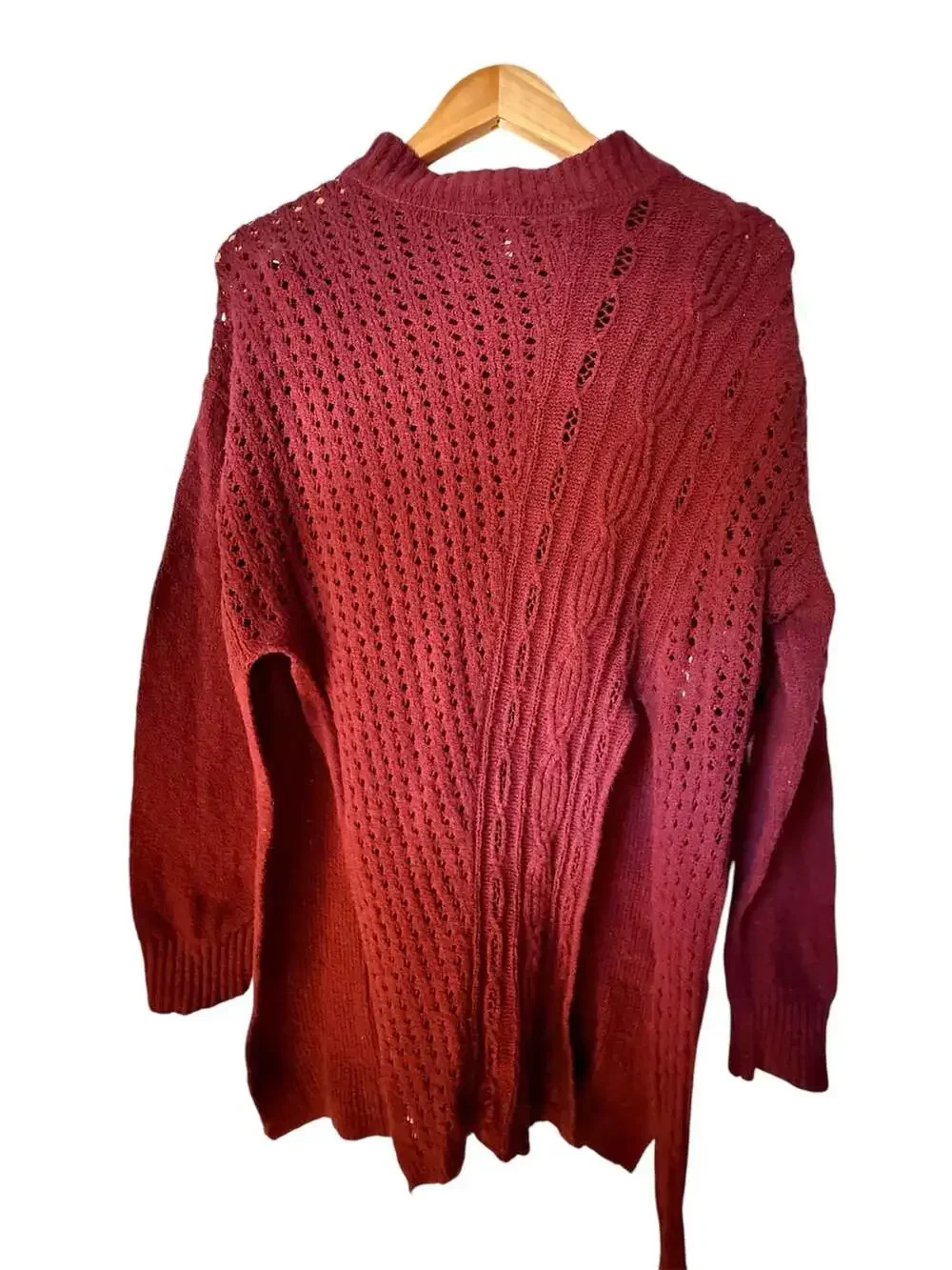 Free People Harper Women's Two-Piece Knit Lounge Set in Pretty Berry